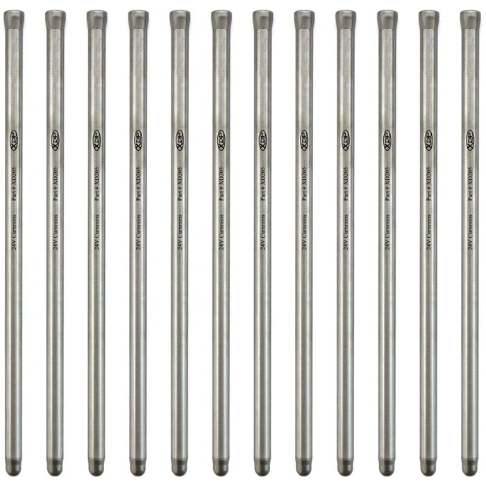 Competition and Race Performance Pushrods (7/16 Inch) 1998.5-2018 Dodge 5.9L/6.7L Cummins XD205 XDP