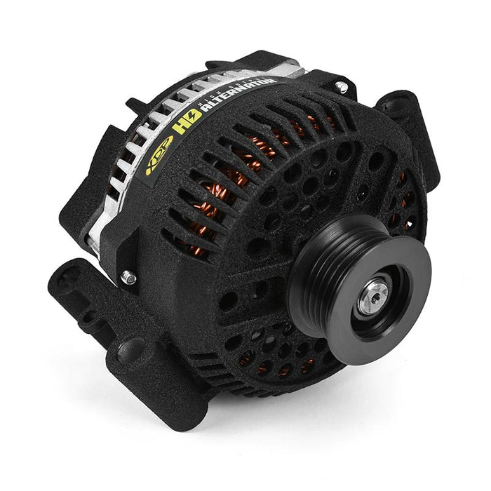 Wrinkle Black HD High Output Alternator 1994-1997 Ford 7.3L Powerstroke XD357 XDP